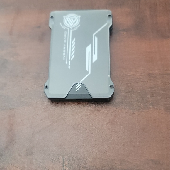 Oaridey Men's Ultra-Thin Aluminum Wallet with RFID Blocking, Black, 15 Card Slot - Picture 4 of 6